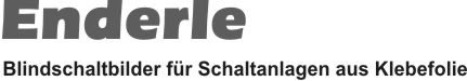 Blindschaltbilder Blindschaltsymbole für Schaltanlagen